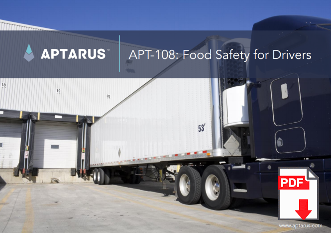 Food Safety for Drivers Brochure